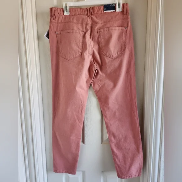 Curve Appeal Minimalist Jegging Women's 10 Pink Stretch Denim Casual Preppy NWT - Picture 3 of 5